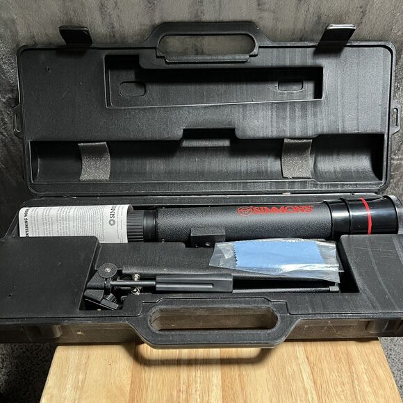 Simmons Spotting Scope Model 41200 Model 1200 Zoom Compact 15-45x50 W/ Tripod‎ - Picture 1 of 6